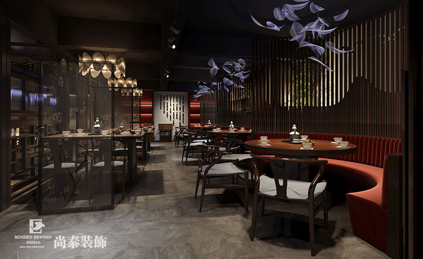 500平米私房菜餐饮店设计 | 蟹咏虾海